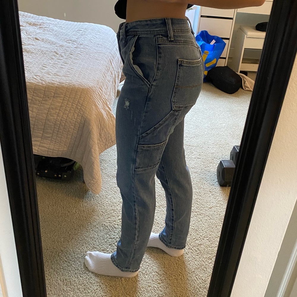 Sincerely Jules Blue Straight Leg Jeans